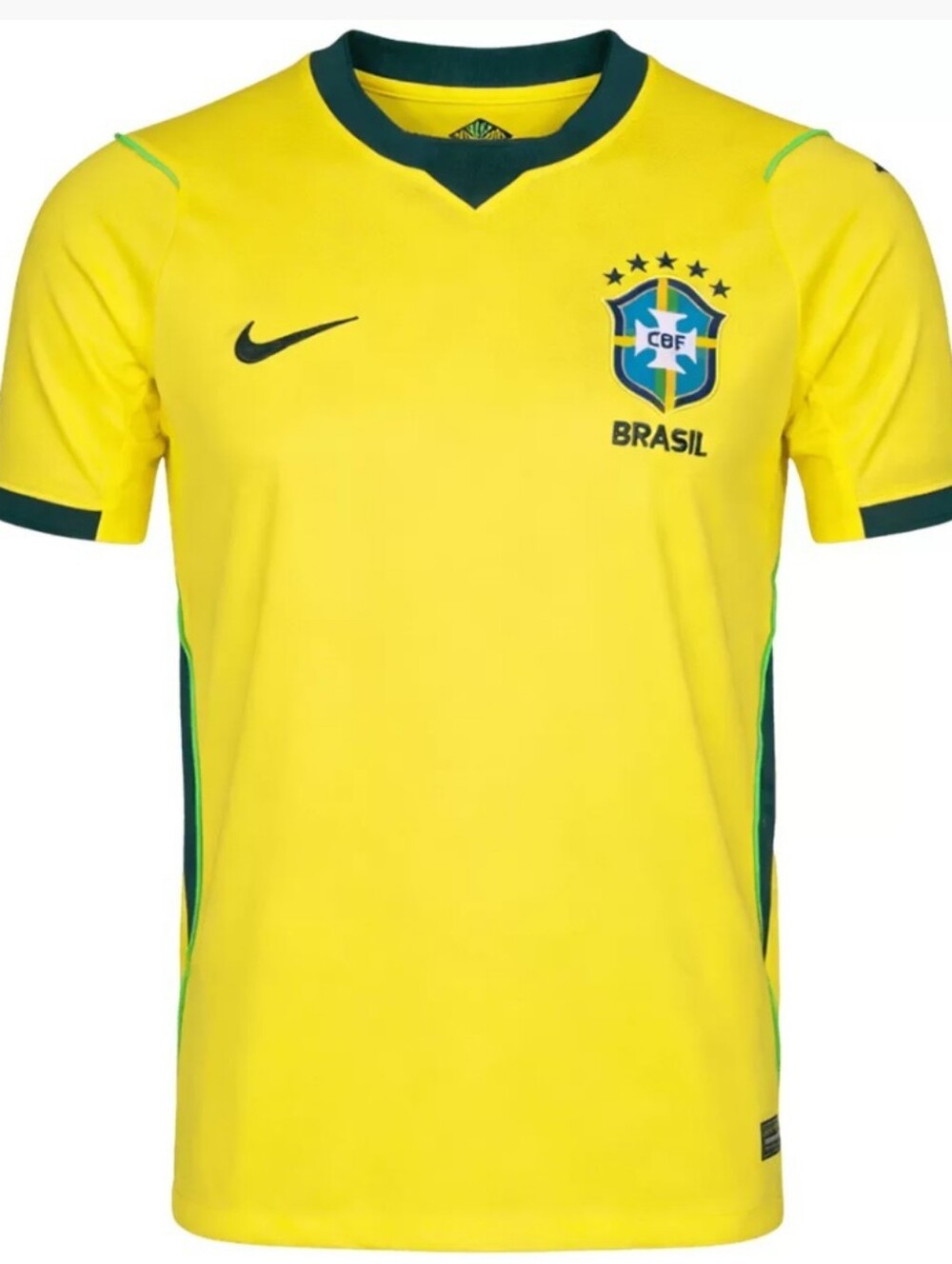 Nike Adult Brazil Yellow Soccer Home Jersey. Size   small.